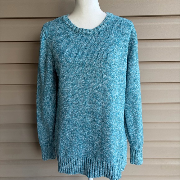 L.L. Bean Sweaters - •L.L. Bean• 100% Cotton Marled Ragg Sweater - Size Large